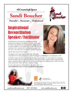 Inspirational reconciliation speaker / facilitator